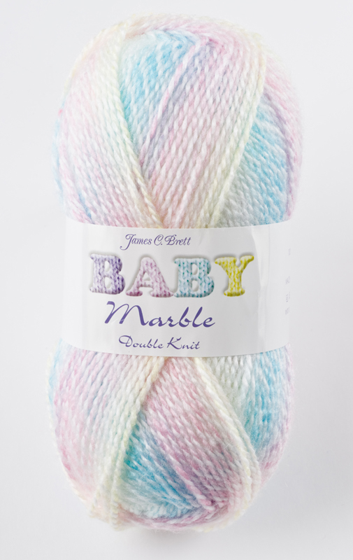 Acrylic Baby Marble Double Knitting Wool James Brett Soft 100g Ball